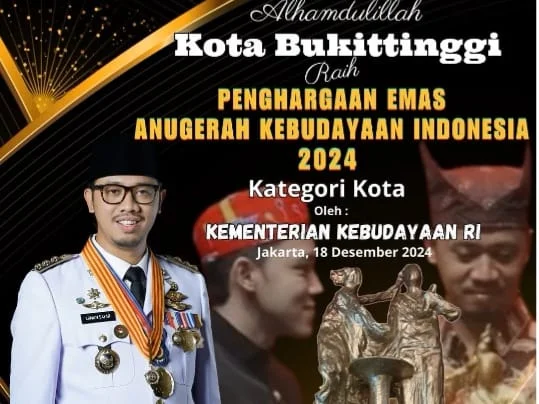 bukittinggi raih emas aki 2024