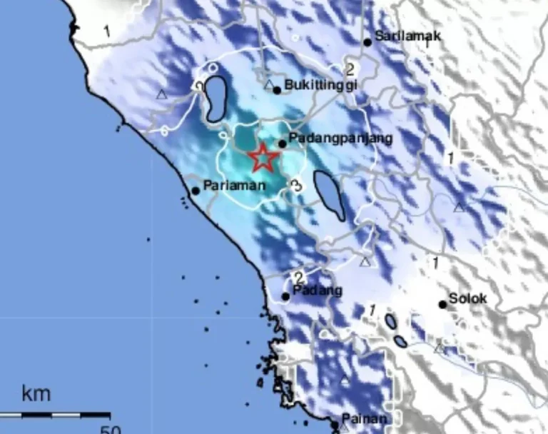 gempa bukittinggi, padang panjang