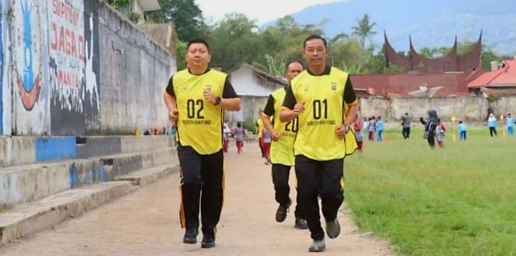 polresta bukittinggi Gelar Tes Kesamaptaan Jasmani