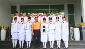 man 1 Bukittinggi Juara lomba baris berbaris
